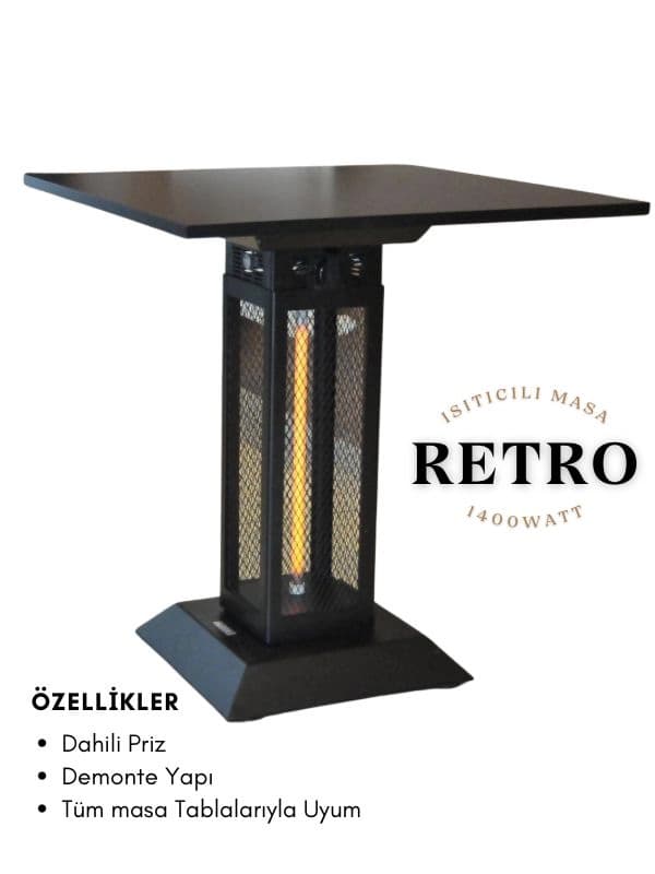 HotTable Retro 1400 Elektrikli Bistro Isıtıcı 2