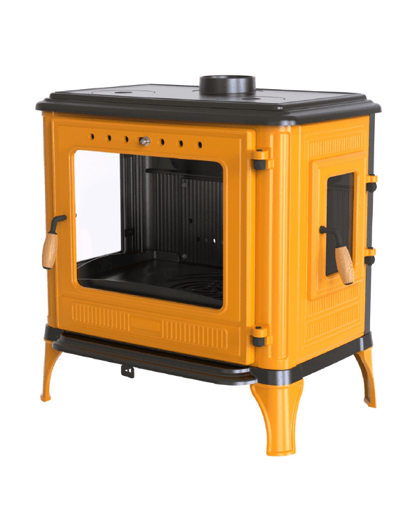 Hoşseven 8015 CK Camlı Döküm Şömine Sobası 10.6 kW – 300 m³ Büyük Alan Isıtma 7