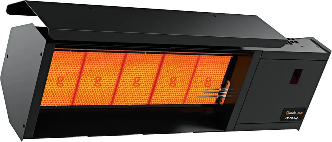 Panera GUFO NG Seramik Plakalı Radyant Isıtıcı (6,3–11,5 kW) – Çift Kademe + Kumandalı (Camsız) 2