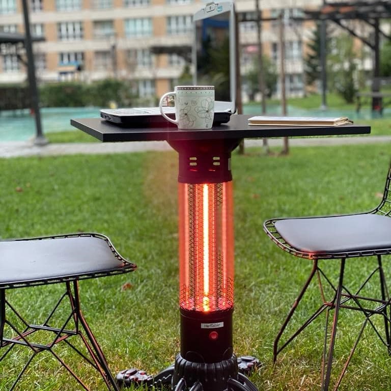 Hottable Tekno Plus Isıtıcılı Masa 2000 Watt U.Kumandalı 5 Kademe Isı Ayarı 5