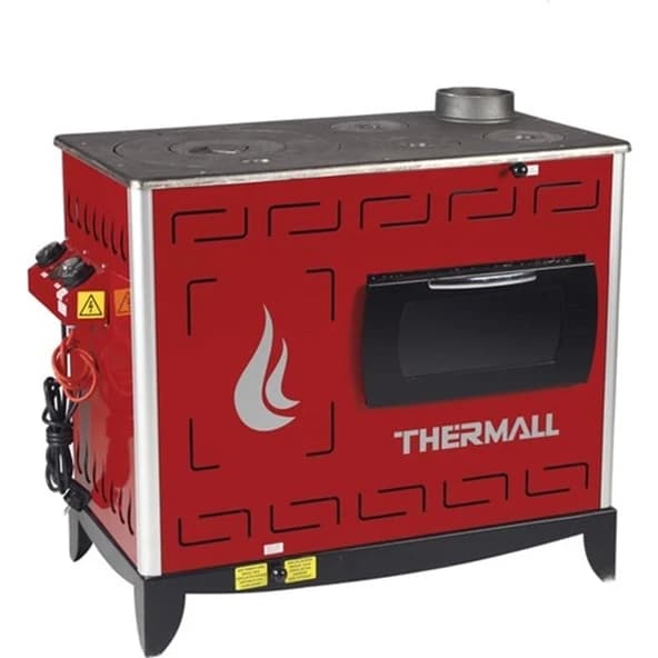 Thermall Lora Serisi T-20 Kuzine Kovalı Fanlı Kalorifer Sobası 3
