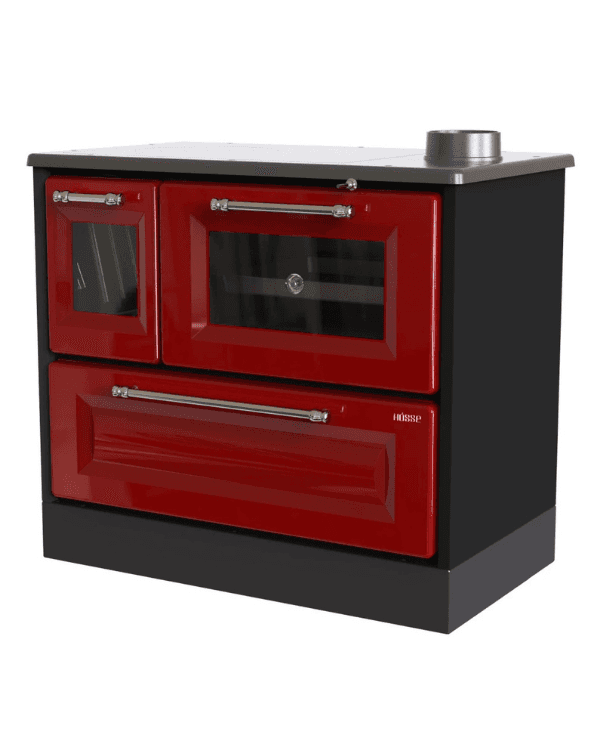 HOŞSEVEN 4012 C DÖKÜM KUZİNELİ ODUN SOBASI 7.8 kW 4