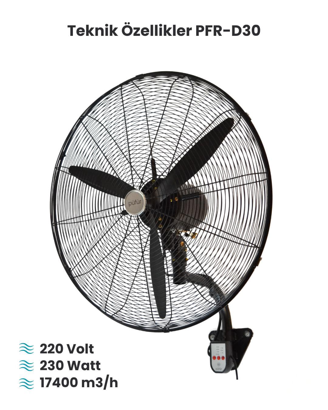 ENDÜSTRİYEL FAN 65CM KUMANDALI 3
