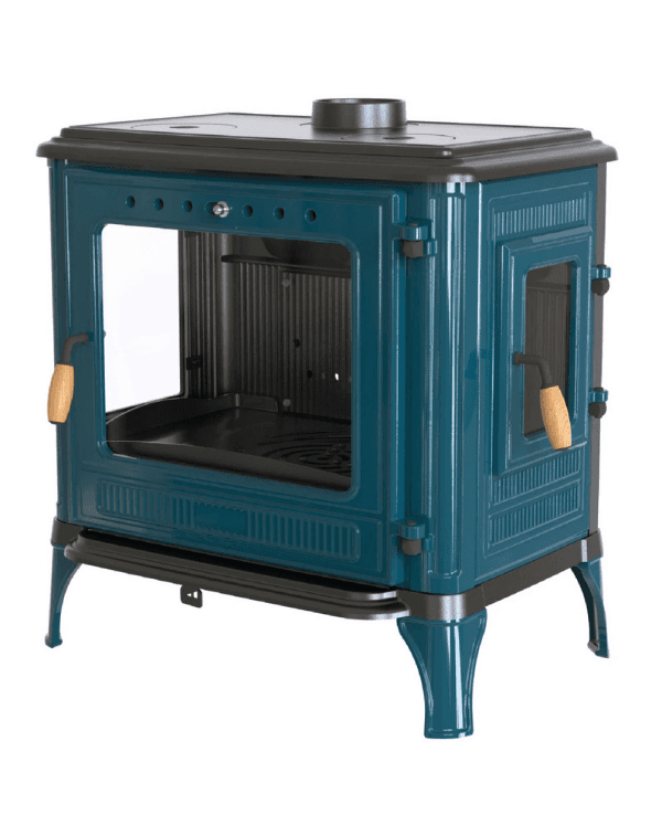Hoşseven 8015 CK Camlı Döküm Şömine Sobası 10.6 kW – 300 m³ Büyük Alan Isıtma 5