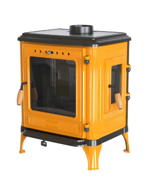 Hoşseven 8005 CK Yan Camlı Döküm Şömine Soba 7.2 kW 4
