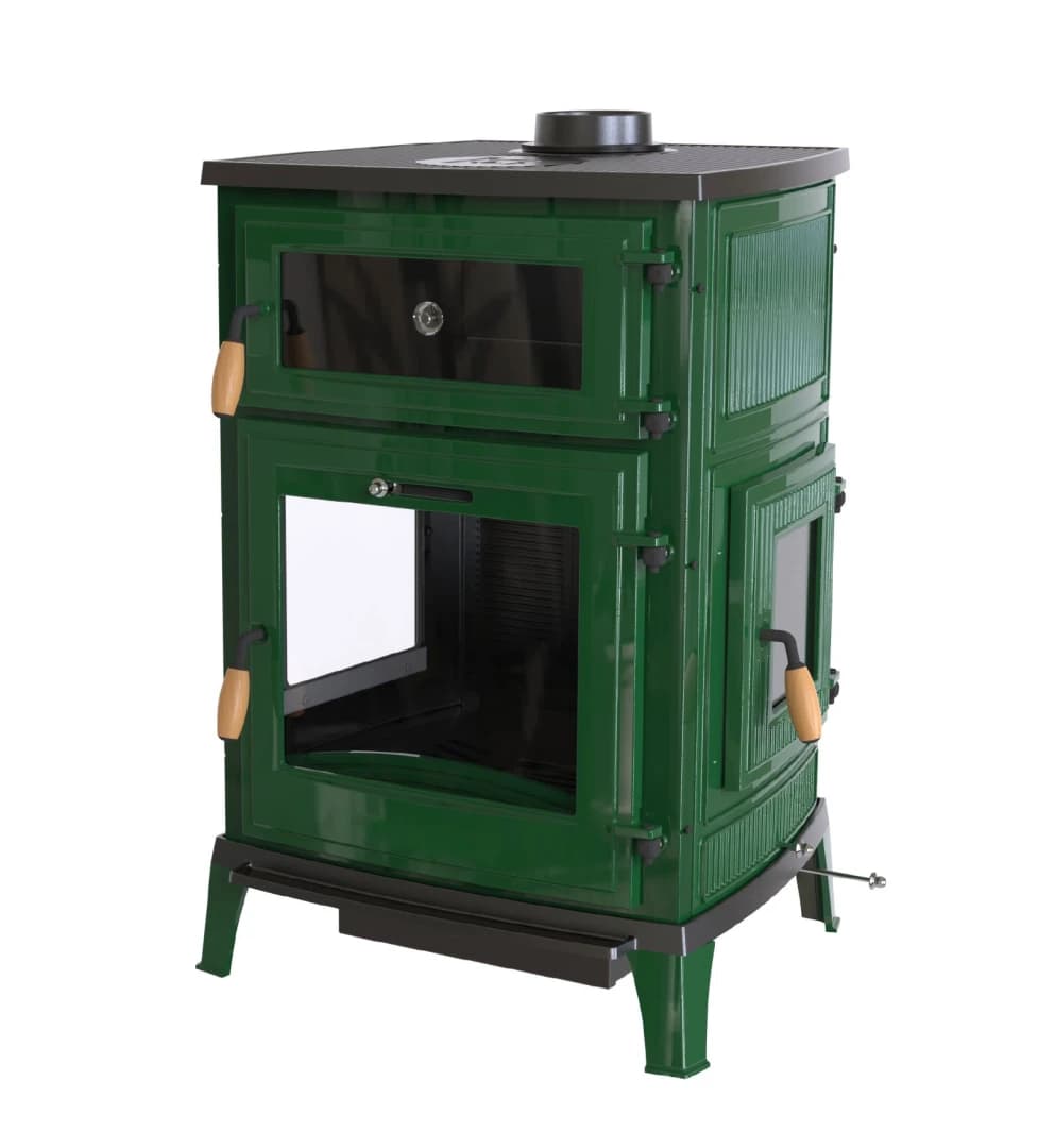 Hoşseven 8000 Döküm Şömine Soba – Fırınlı, Odun & Kömür Yakıtlı 4