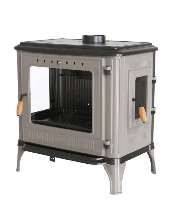 Hoşseven 8015 CK Camlı Döküm Şömine Sobası 10.6 kW – 300 m³ Büyük Alan Isıtma 3