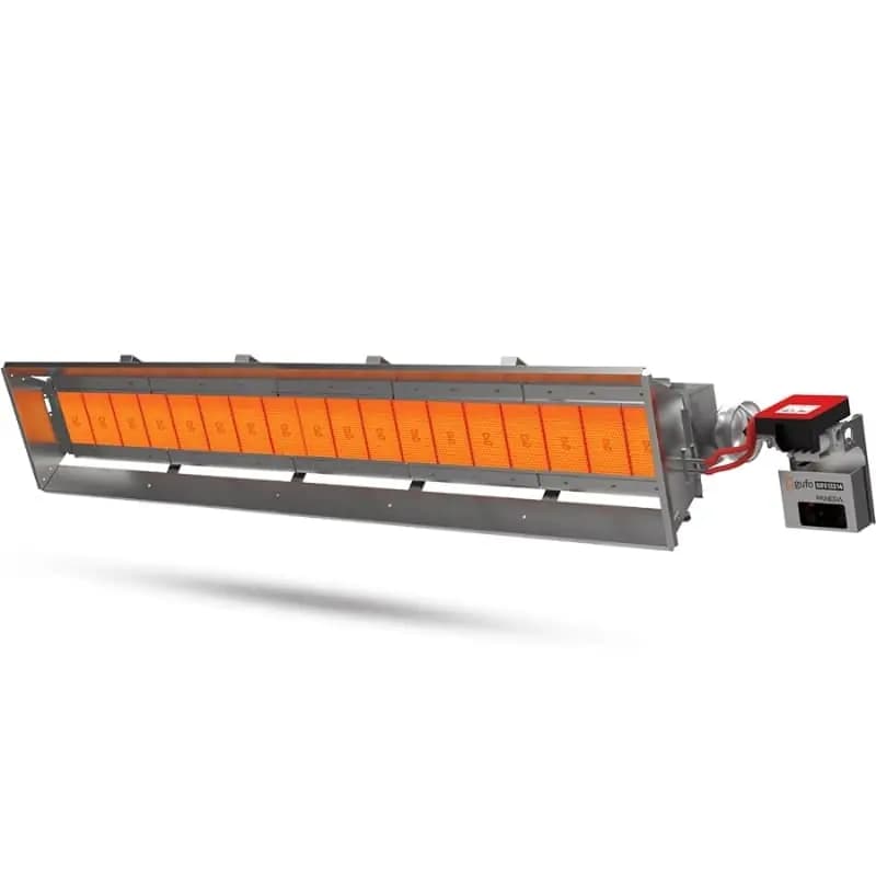 Panera GUFO ECO L18 Seramik Plakalı Lineer Radyant Isıtıcı (20 kW) – Tek Kademe