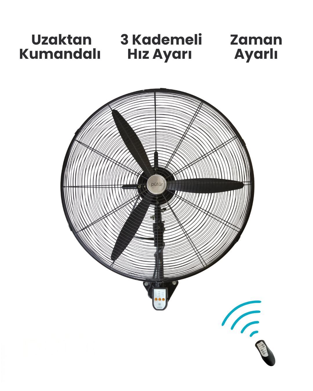 ENDÜSTRİYEL FAN 65CM KUMANDALI 9