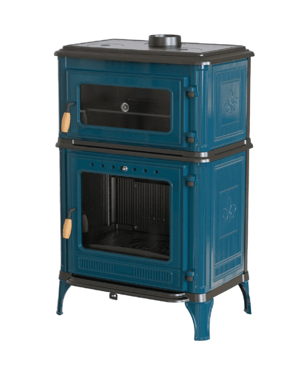Hoşseven 8020 Döküm Kuzineli Odun Sobası 10.8 kW – 312 m³ Büyük Alan Isıtma 4