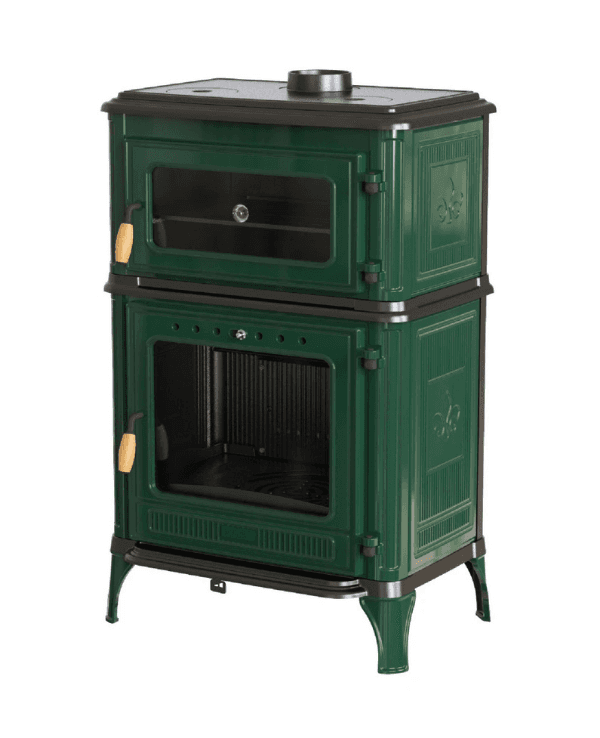 Hoşseven 8020 Döküm Kuzineli Odun Sobası 10.8 kW – 312 m³ Büyük Alan Isıtma 6