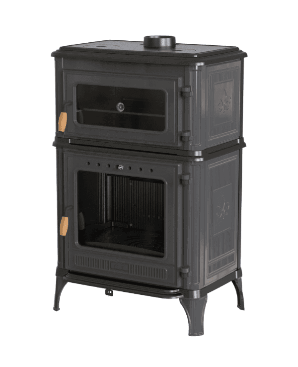 Hoşseven 8020 Döküm Kuzineli Odun Sobası 10.8 kW – 312 m³ Büyük Alan Isıtma 2