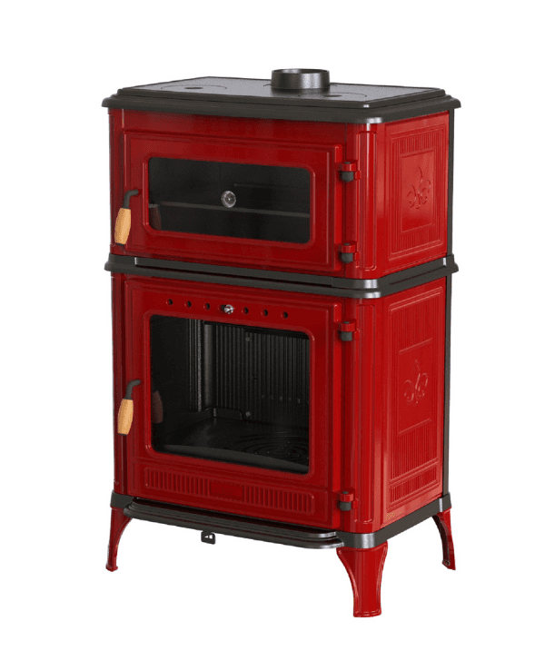 Hoşseven 8020 Döküm Kuzineli Odun Sobası 10.8 kW – 312 m³ Büyük Alan Isıtma 7