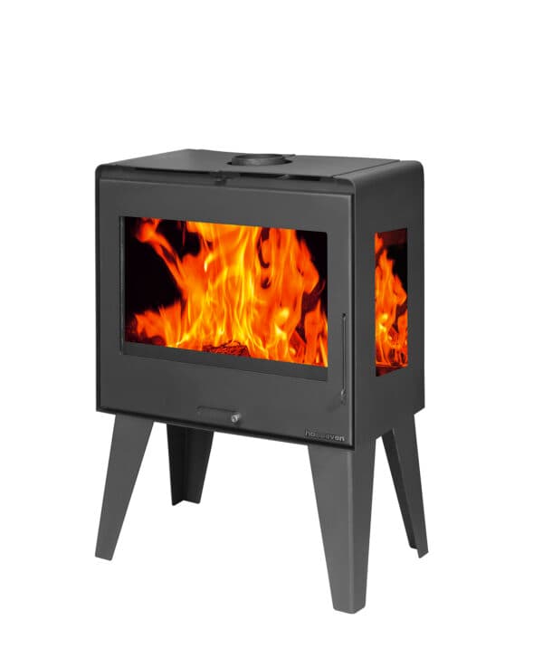 Hoşseven 5071-L Şömine Soba | 10 kW Yan Camlı Isıtıcı 2