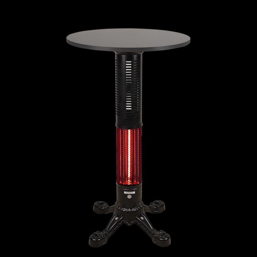 HotTable Tekno Pub 2000W Bistro Tipi Masa Isıtıcı – 360° Infrared Ayakta Isıtmaa